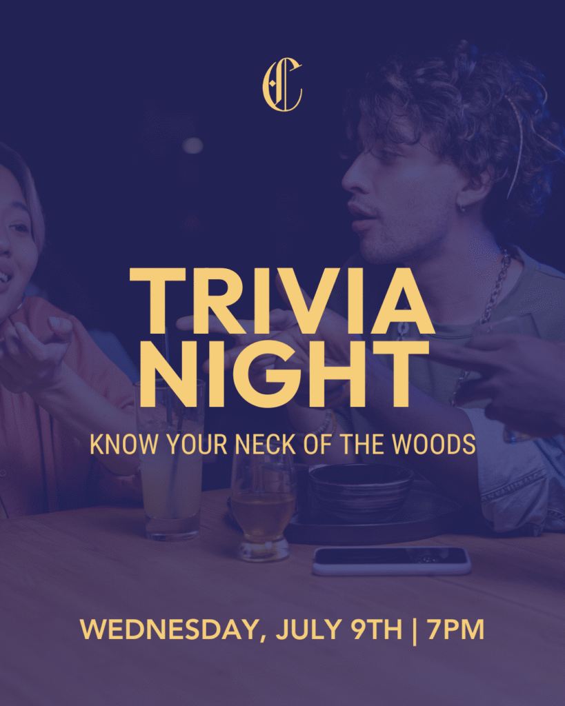 Trivia Night setup at The Courthouse Hotel Smythesdale with drinks on the table