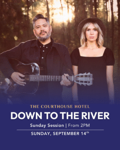 Acoustic duo Down To The River playing live at The Courthouse Hotel Smythesdale Sunday Session.
