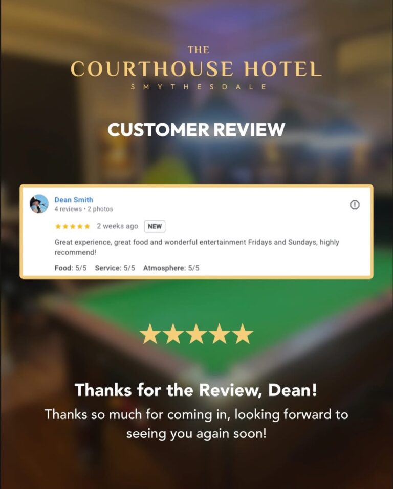 Instagram post from courthousehotelsmythesdale. This post is in position 14.