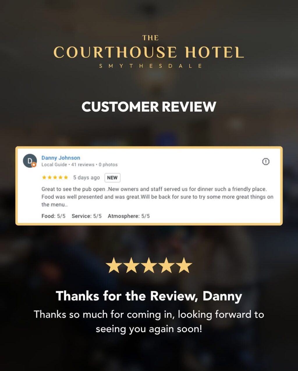 Instagram post from courthousehotelsmythesdale. This post is in position 14.