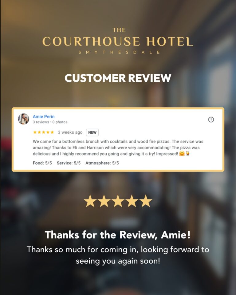 Instagram post from courthousehotelsmythesdale. This post is in position 1.